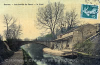 Sevran.- Les bords du Canal - Le Pont